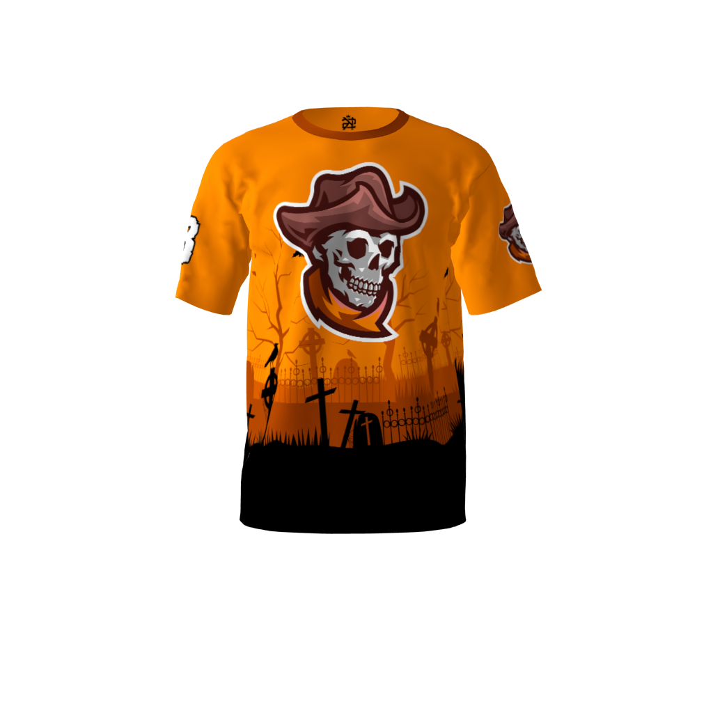 Outlaws Halloween Softball Jersey Front