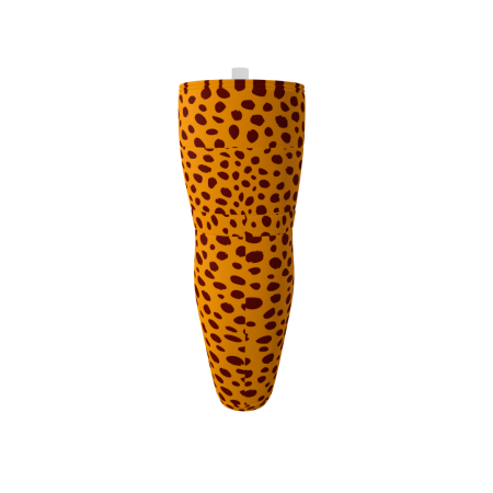 Flaming Hot Cheetahs Ice Hockey Socks Back