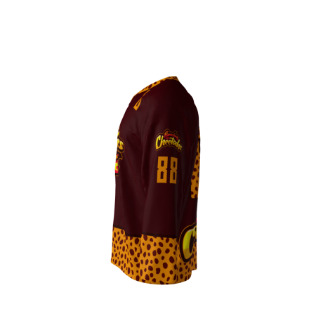 Flaming Hot Cheetahs Hockey Jersey Left