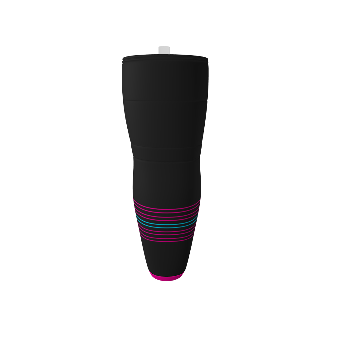 Hellfire Black Ice Hockey Socks - Image 2