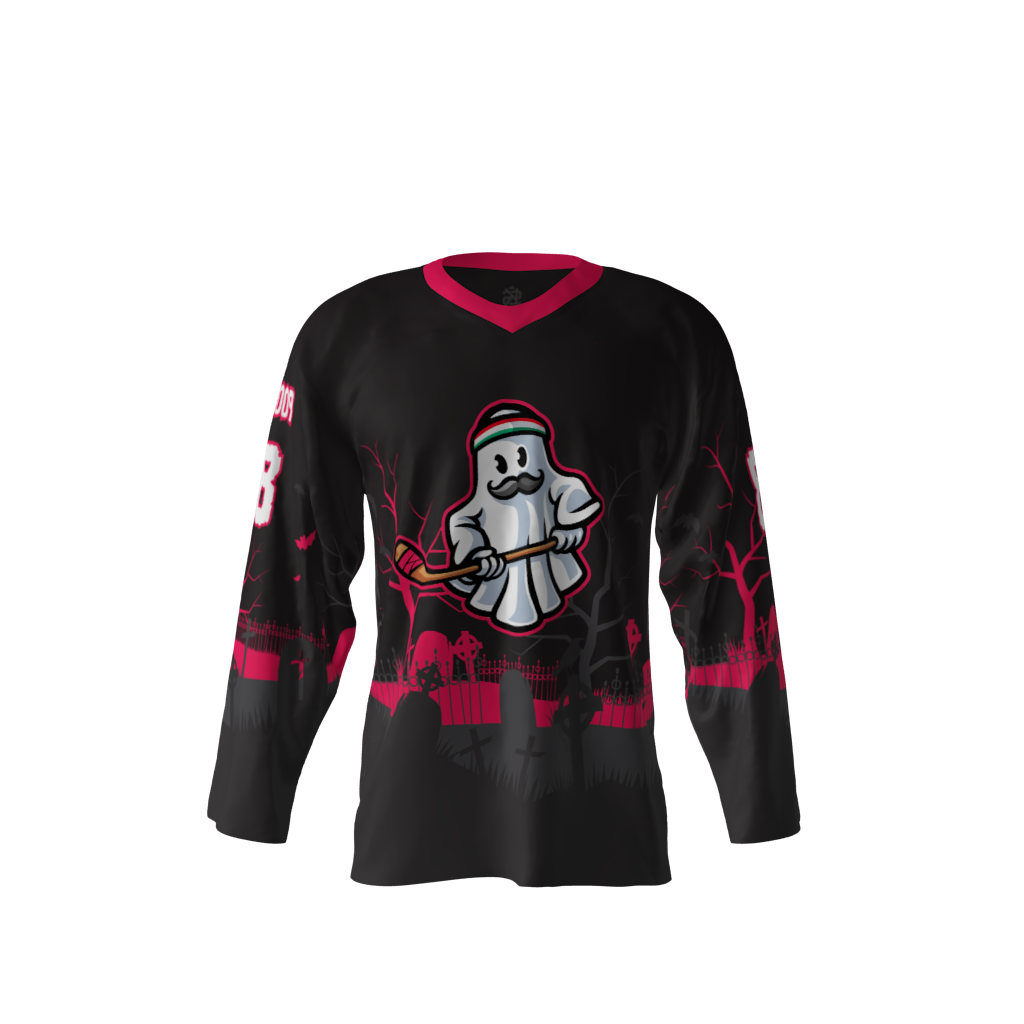 Fun Ghouls Black Hockey Jersey