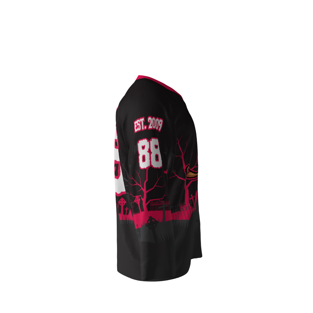 Fun Ghouls Black Hockey Jersey