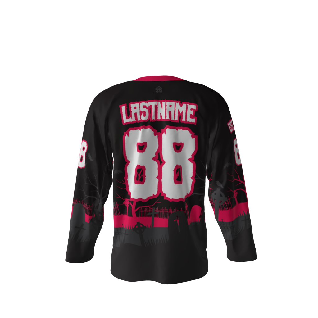 Fun Ghouls Black Hockey Jersey