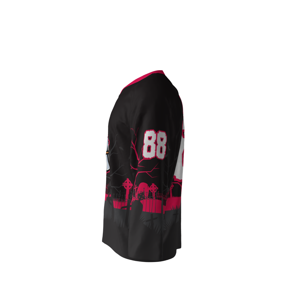 Fun Ghouls Black Hockey Jersey