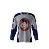 Average Joes Gray Hockey Jersey Front