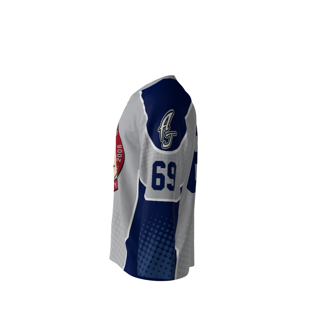 Average Joes Gray Hockey Jersey - Image 2