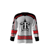 Front view of a custom dye sublimated TC hockey jersey