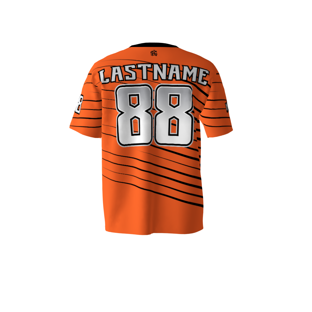 Murder Hornets Orange Softball Jersey - Image 3
