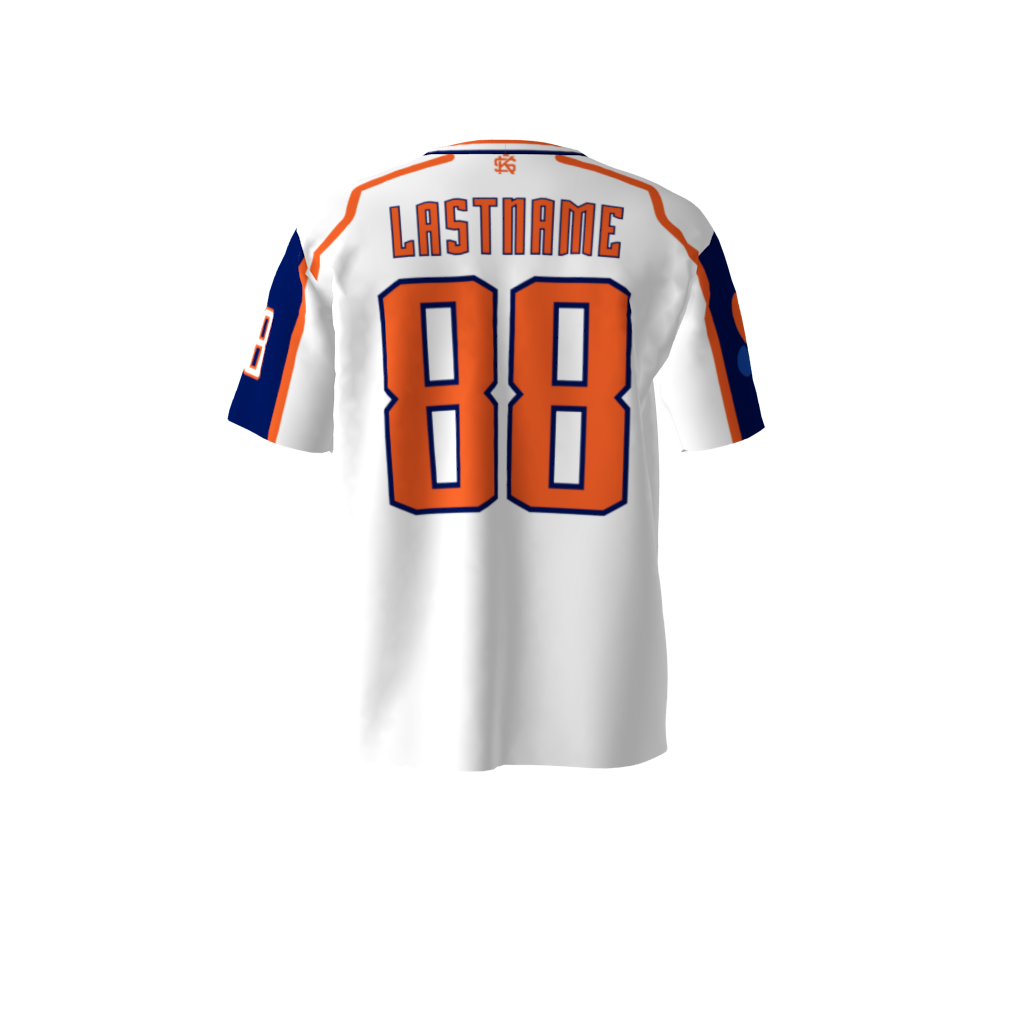 Talladega Knights White Softball Jersey - Image 3