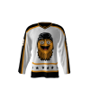 Gritty Gang White Hockey Jersey