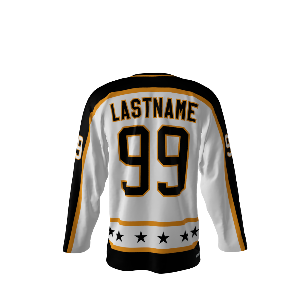 Gritty Gang White Hockey Jersey - Image 3