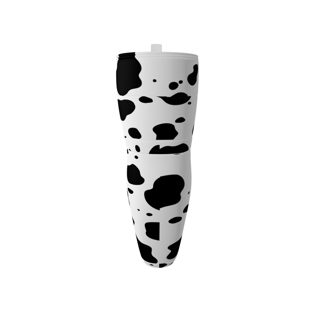 Cow Print Ice Hockey Socks - Image 2