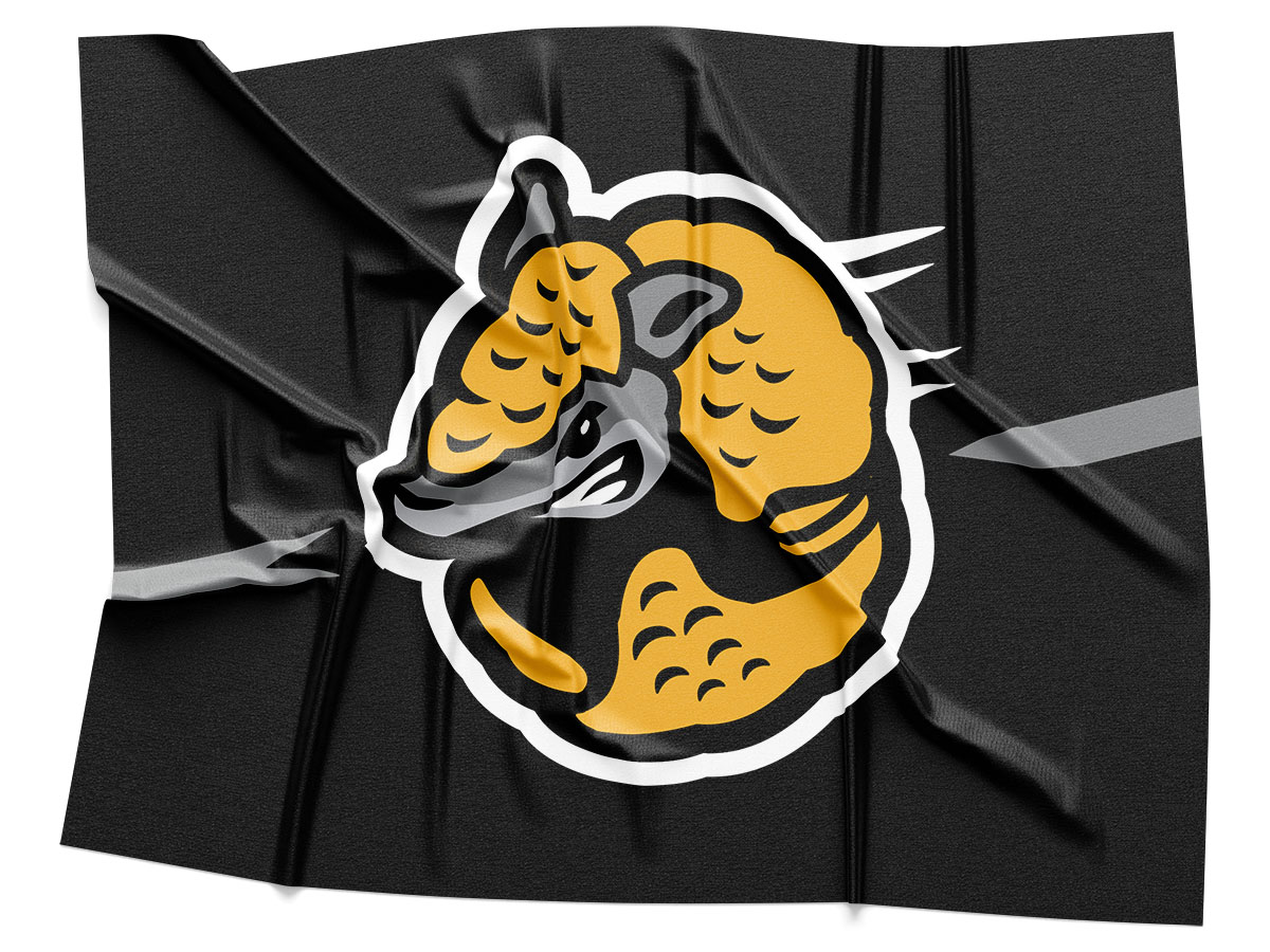 Armadillos Logo Rendering on Fabric