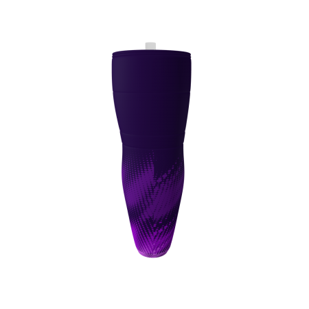 Back view of the Rapture Custom ice hockey socks