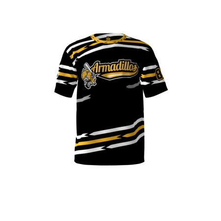 Armadillos Black Softball Jersey