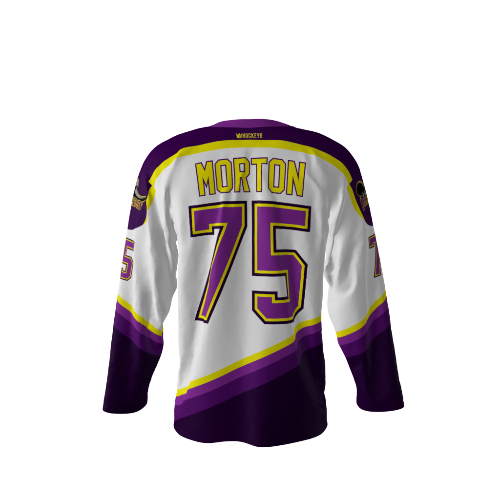 Darkwing Ducks White Hockey Jersey - Image 3