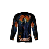 Front view of a custom dye sublimated Slashers hockey jersey