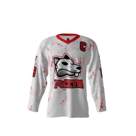 Cellar Dwellers White Hockey Jersey