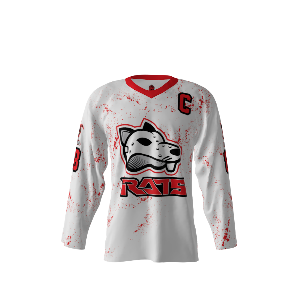 Cellar Dwellers White Hockey Jersey