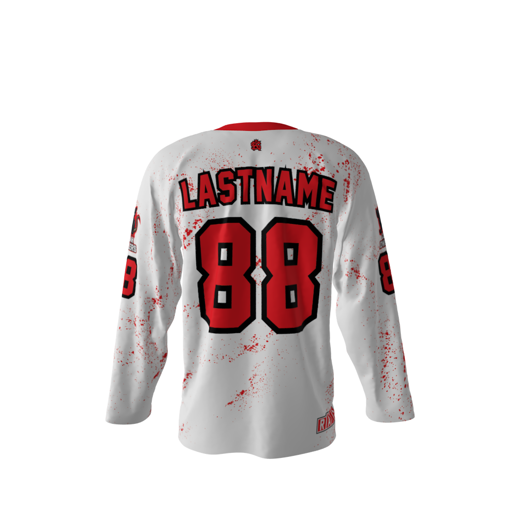 Cellar Dwellers White Hockey Jersey - Image 3