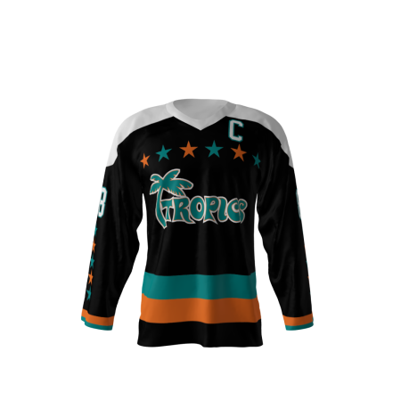 Tropics Black Hockey Jersey
