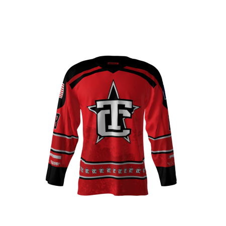 Traverse City North Stars Red Stripe Hockey Jersey