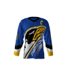 Jagr Bombs Retro Blue Hockey Jersey