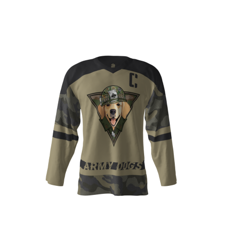 Army Dogs Hockey Jersey