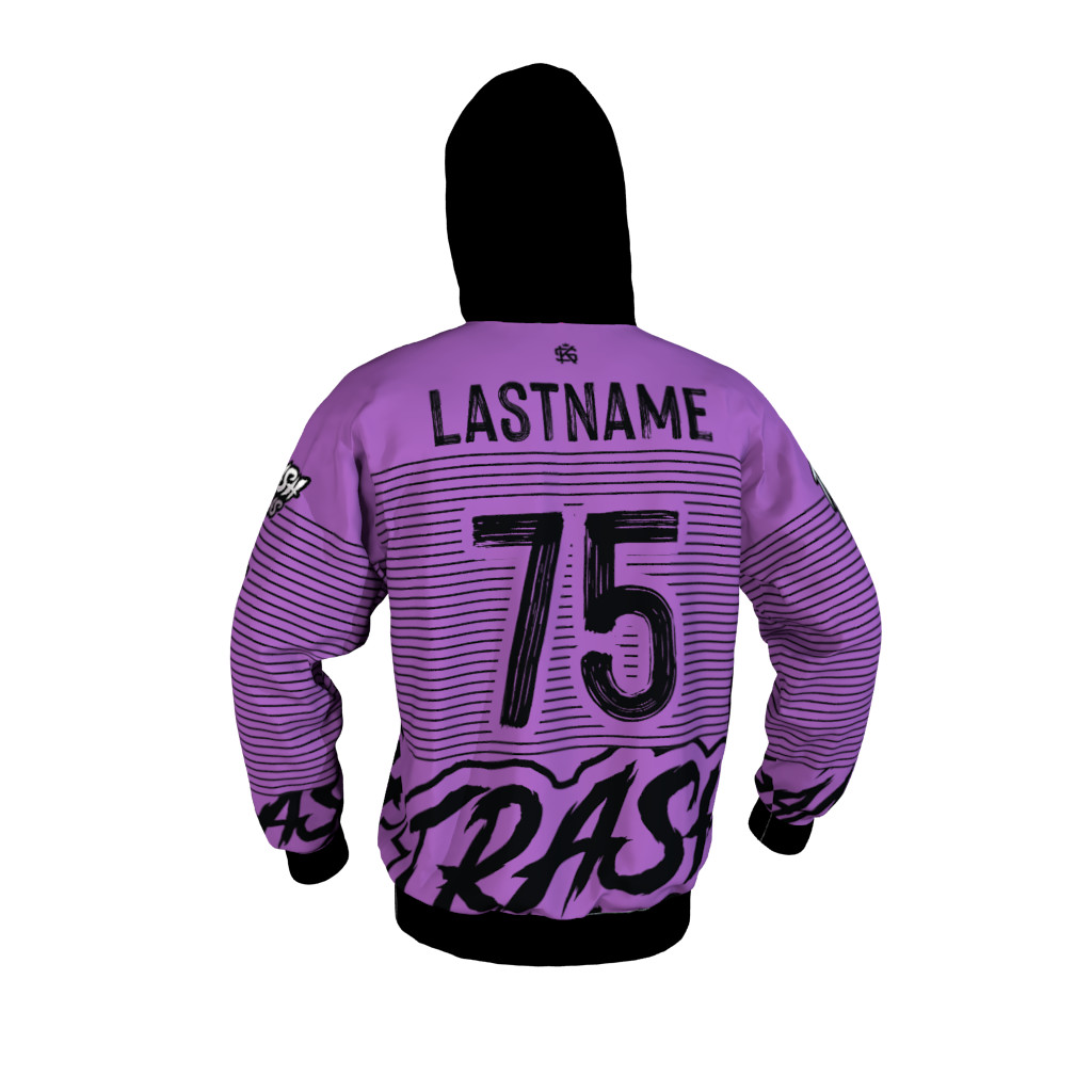 Trash Pandas Purple Hoodie - Image 4