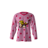 Front view of a custom dye sublimated Hockey Moms hockey jersey