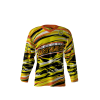 Front view of a custom dye sublimated Rolling Heatwave hockey jersey