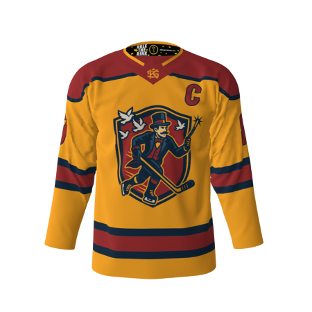 Dishin' Magicians Gold Hockey Jersey