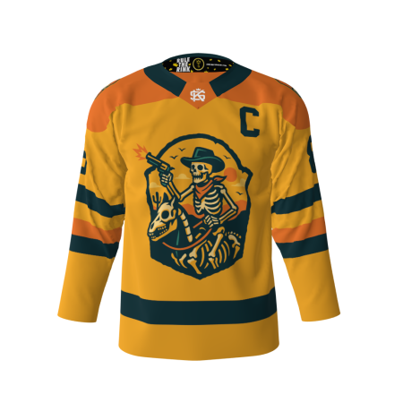 Pale Riders Gold Hockey Jersey