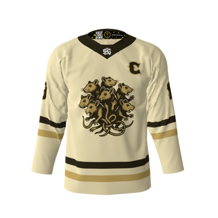 Rat Kings Cream Hockey Jersey