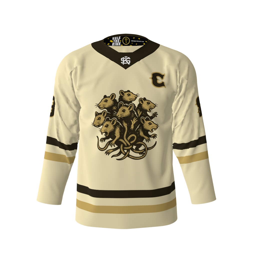 Rat Kings Cream Hockey Jersey