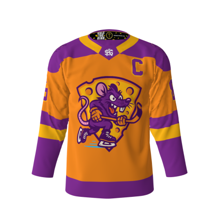 Rink Rats Orange Hockey Jersey