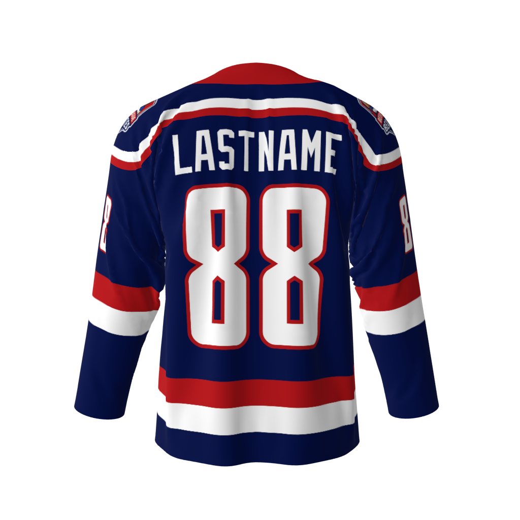 Beer League Beauties Blue Hockey Jersey - Image 3