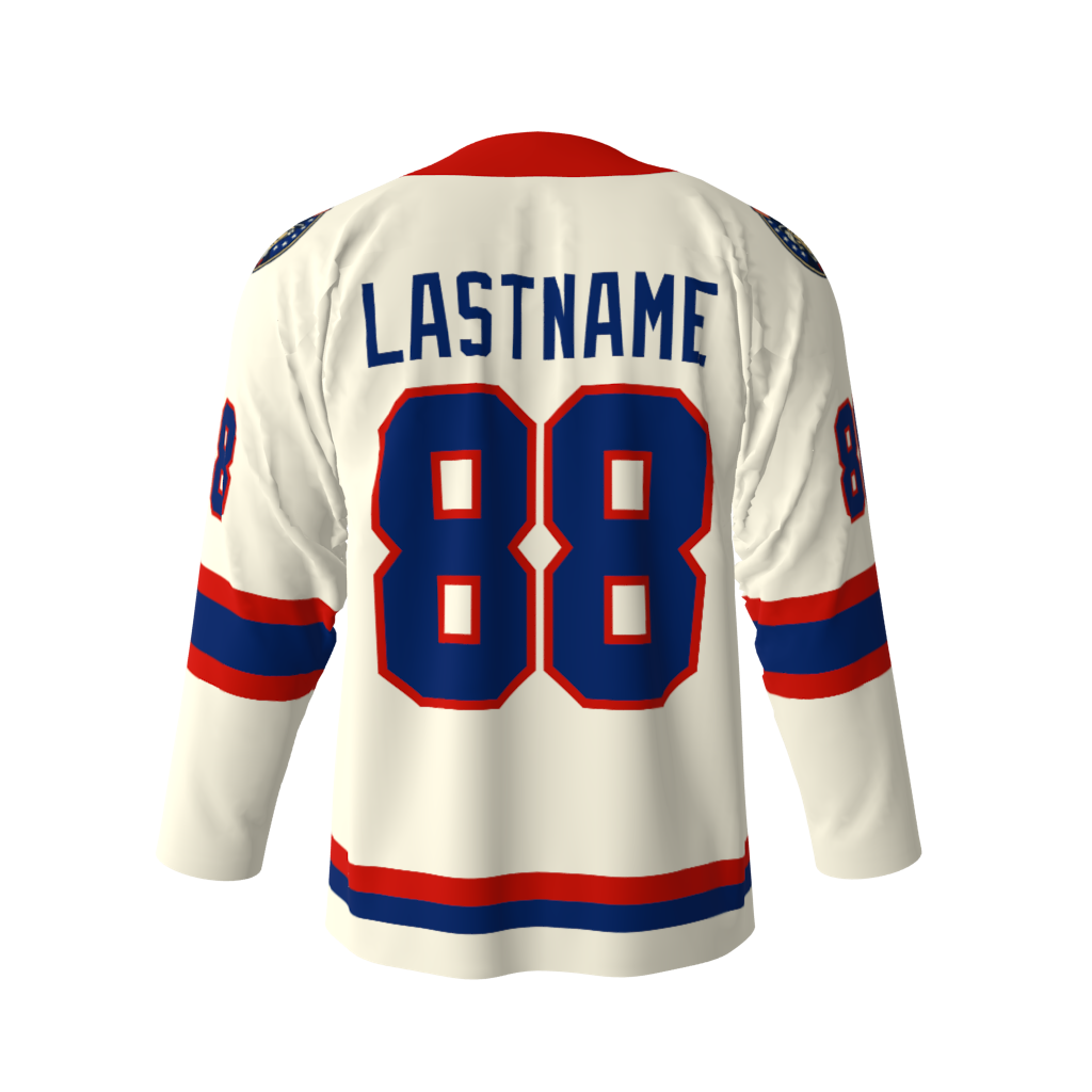 Uncle Sam Cream Hockey Jersey - Image 3