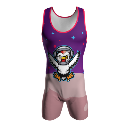 Astro Chicken Wrestling Singlet