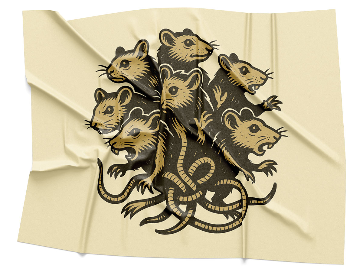 Rat Kings Cream Hockey Jersey - Image 5