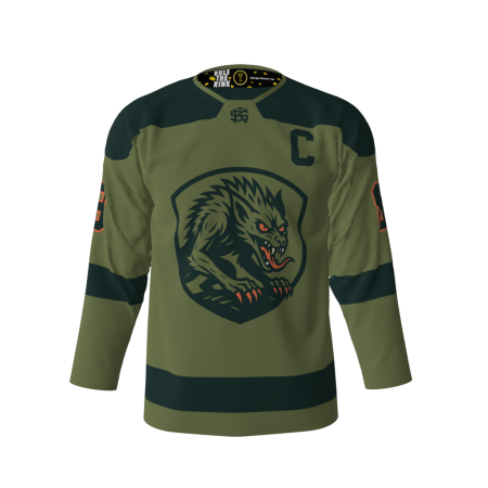 Chupacabras Green Hockey Jersey