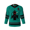 Flatwoods Monsters Teal Hockey Jersey