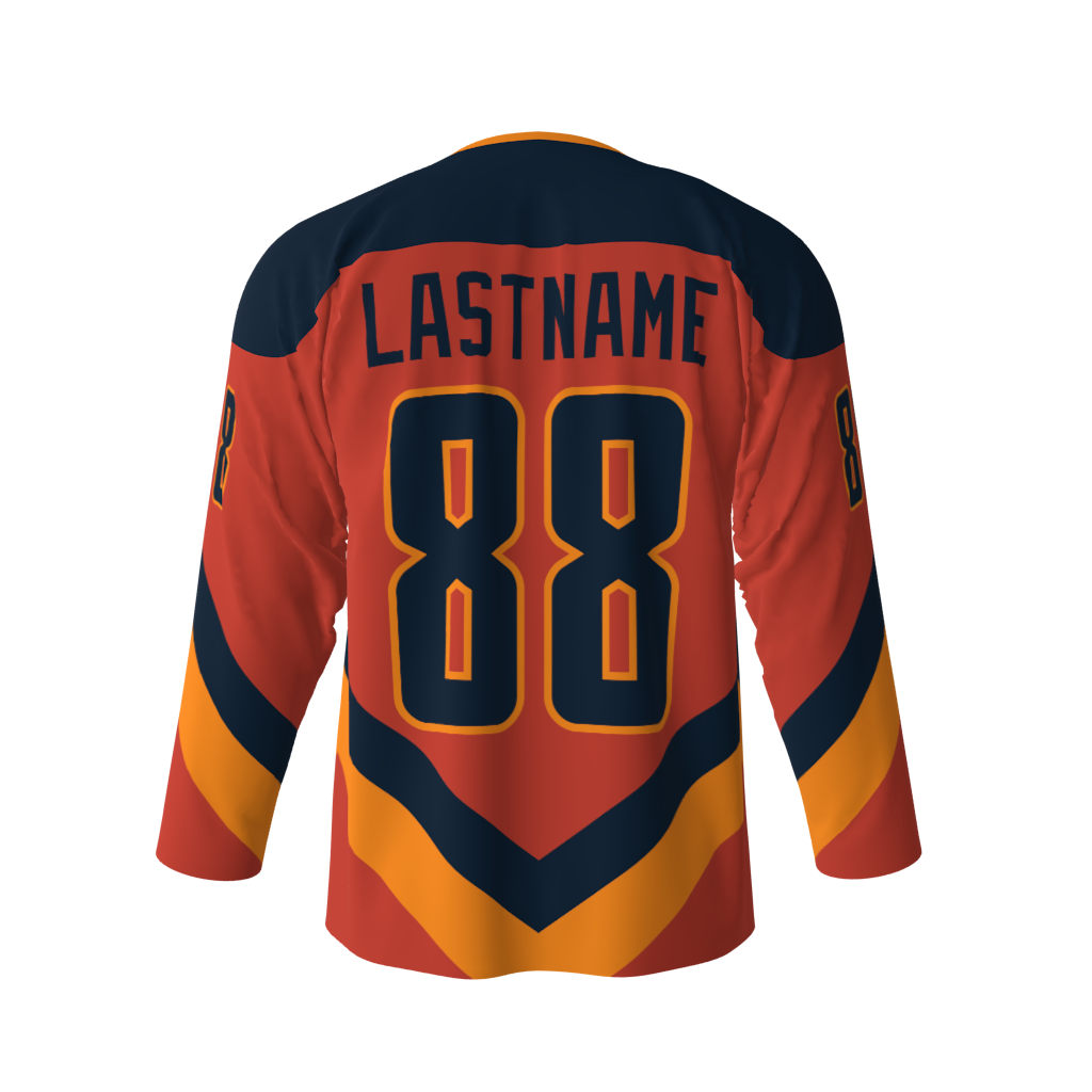 Leeds Devils Red Hockey Jersey - Image 3