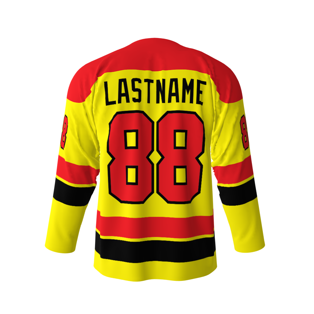 Killer Clowns Yellow Hockey Jersey - Image 3