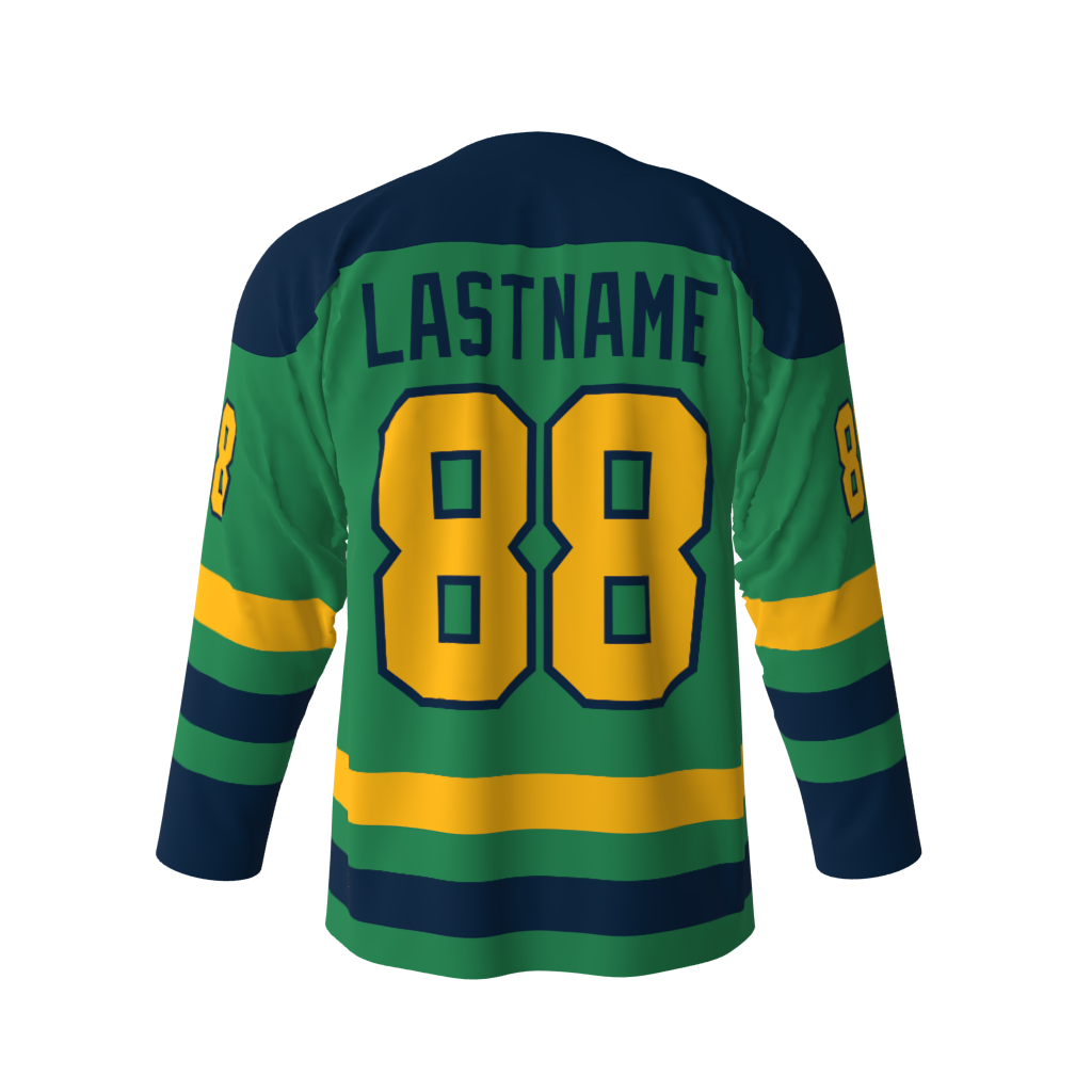Lucky Puckers Green Hockey Jersey - Image 3