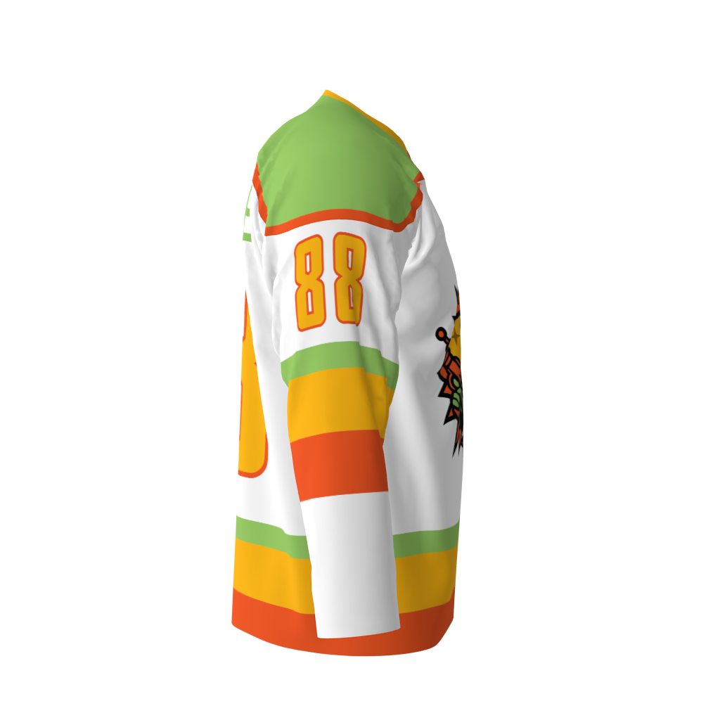 Invasion White Hockey Jersey - Image 4