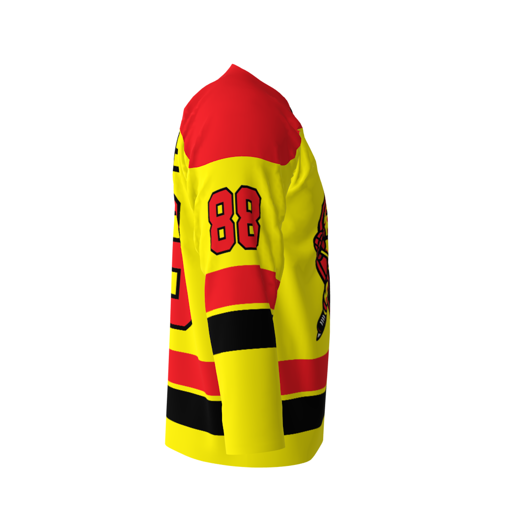 Killer Clowns Yellow Hockey Jersey - Image 4