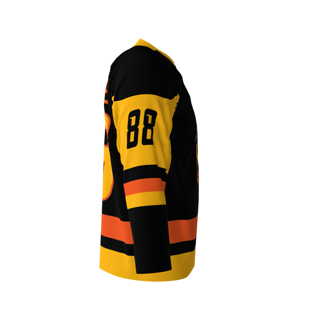 Fenrir's Wrath Black Hockey Jersey - Image 4