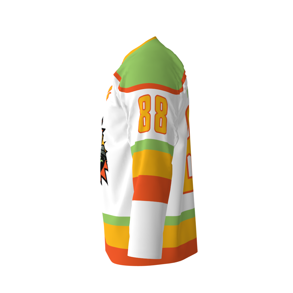 Invasion White Hockey Jersey - Image 2