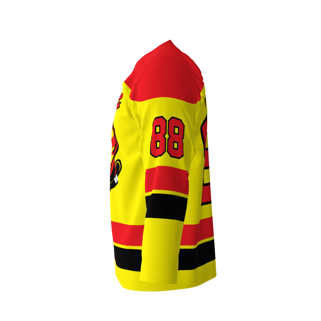 Killer Clowns Yellow Hockey Jersey - Image 2